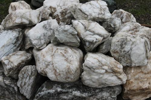 Мраморизированный известняк фр. 100-500 мм.